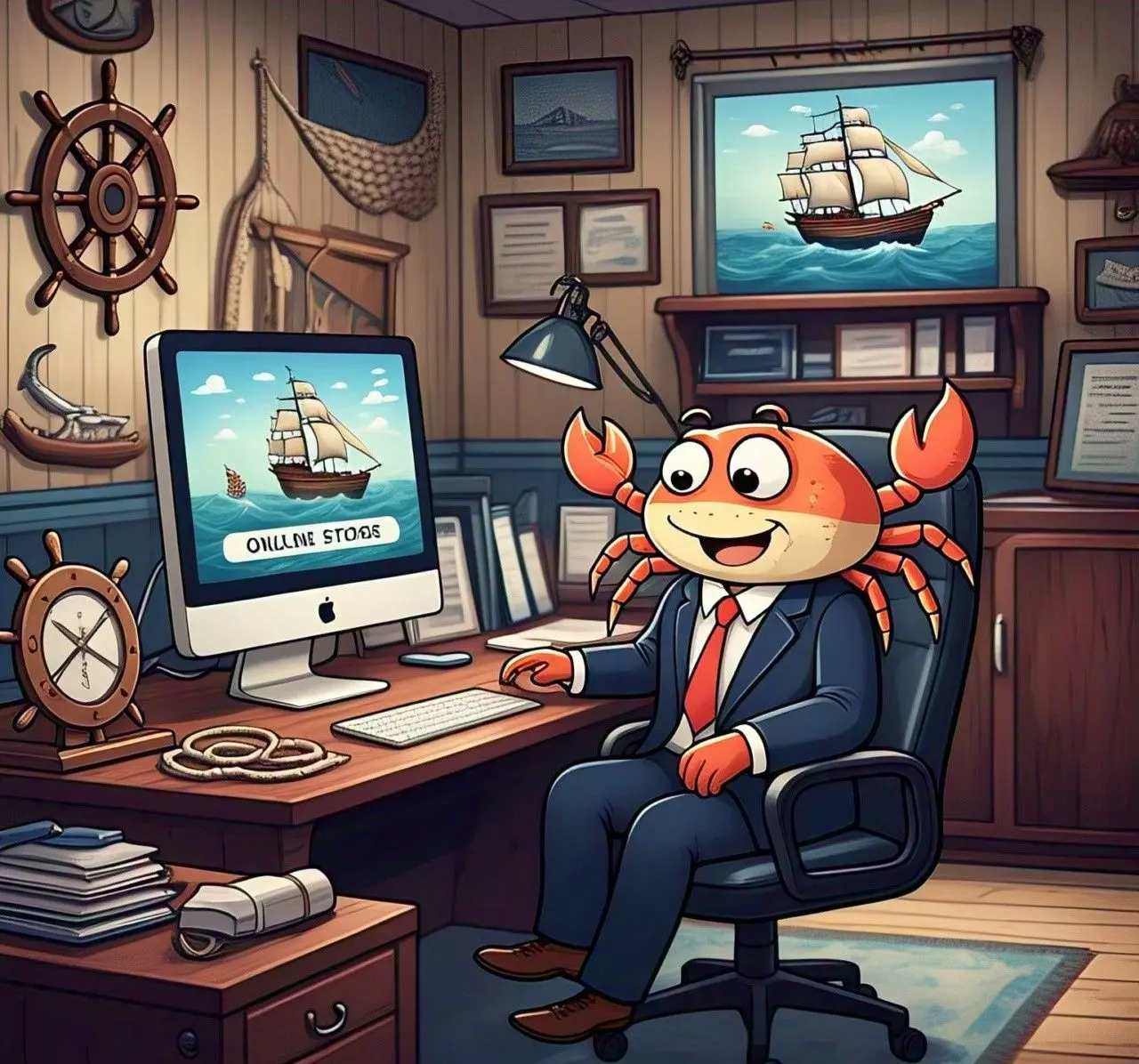 Crab online store