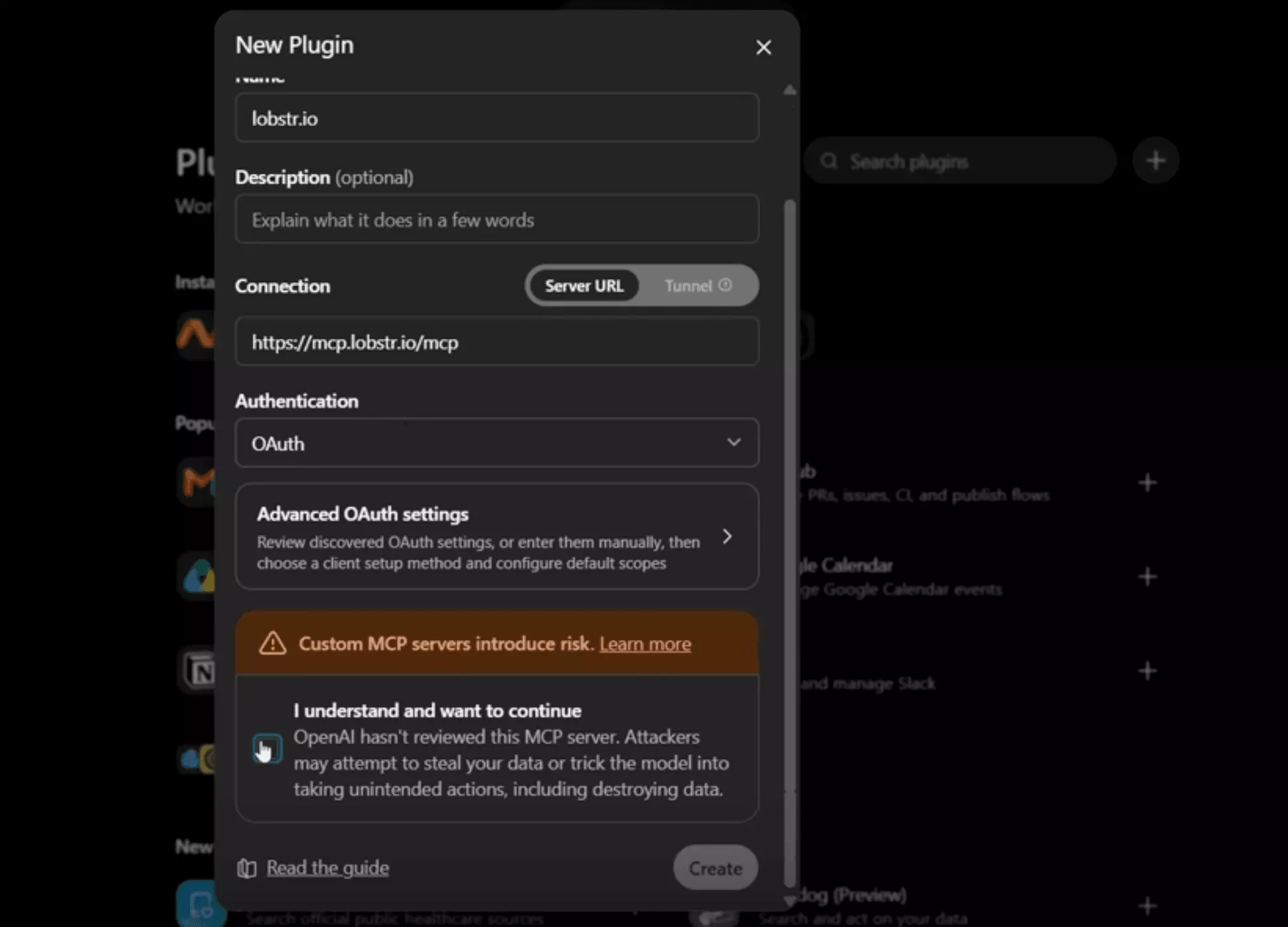 Step 2: Add the plugin
