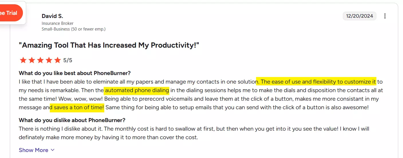 4 Best cold calling software of 2025 - Ease of use image31