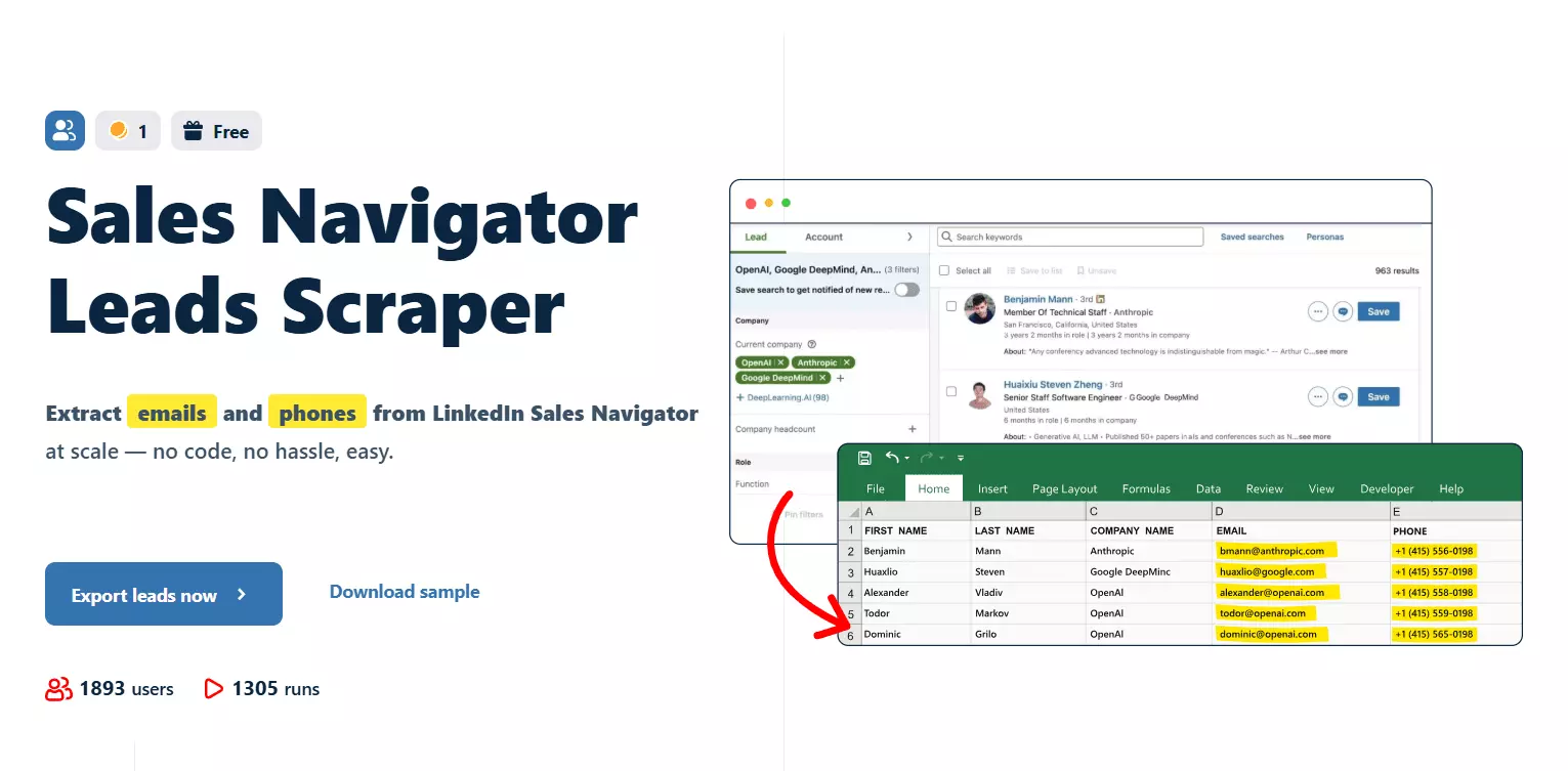 How to use LinkedIn Sales Navigator for manufacturer lead generation? - How to collect Sales Navigator leads using Lobstr.io?