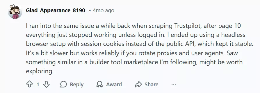 2 ways to scrape Trustpilot reviews - Build your own scraper