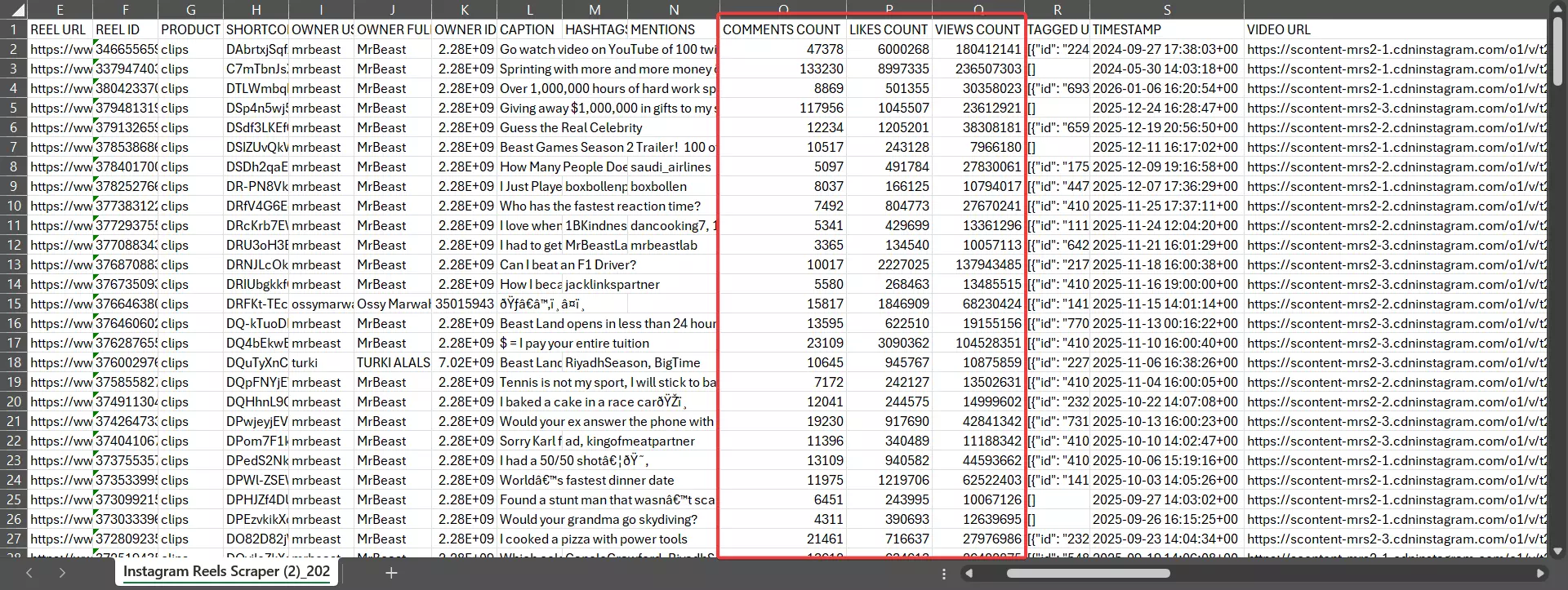 How to download all reels from any Instagram account without a watermark? - What is an Instagram Reels scraper? image5