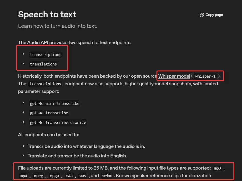 How to download transcriptions of Reels using AI - How to access Whisper? image20