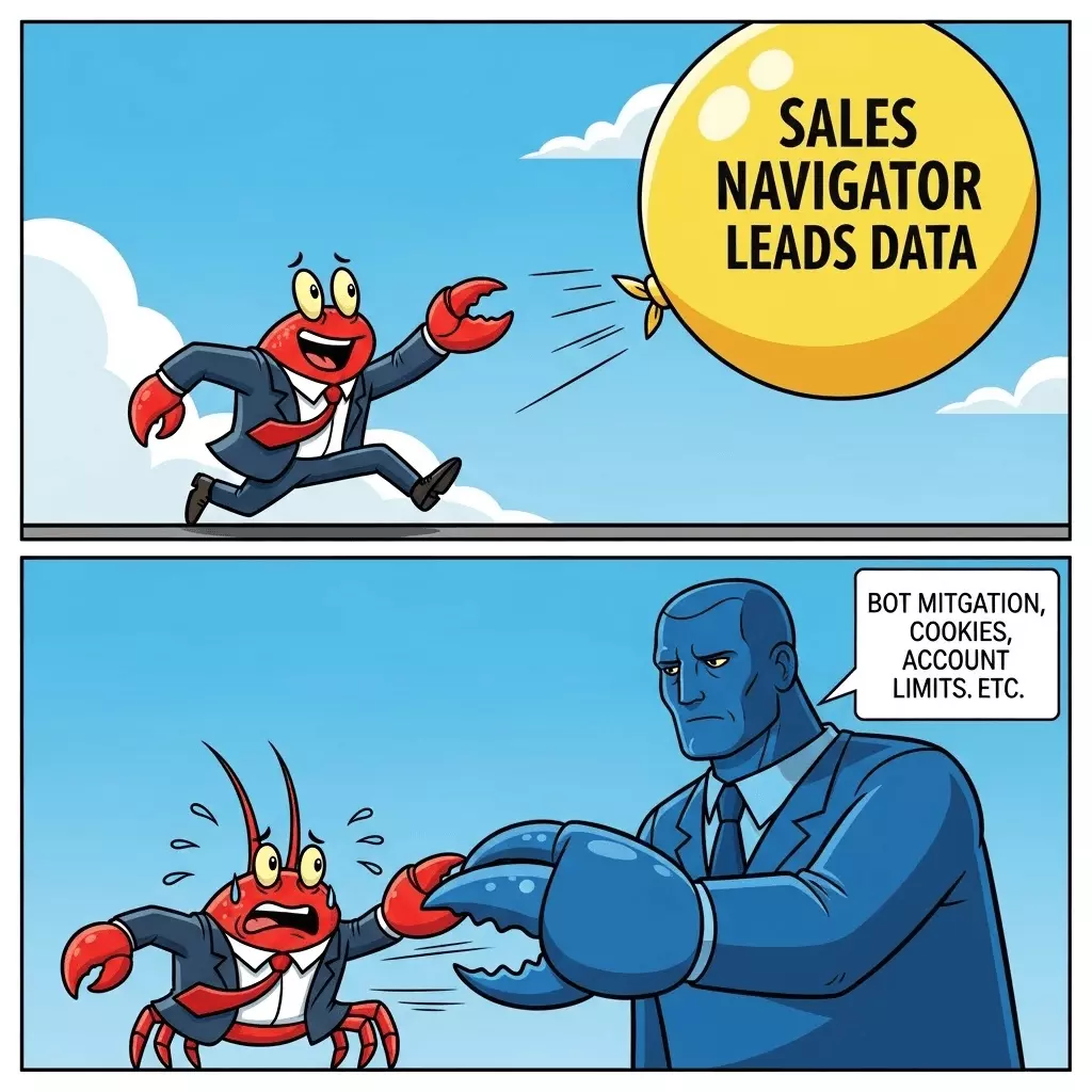 Are there any other ways to access Sales Navigator data via API? - 1. LinkedIn internal API image16