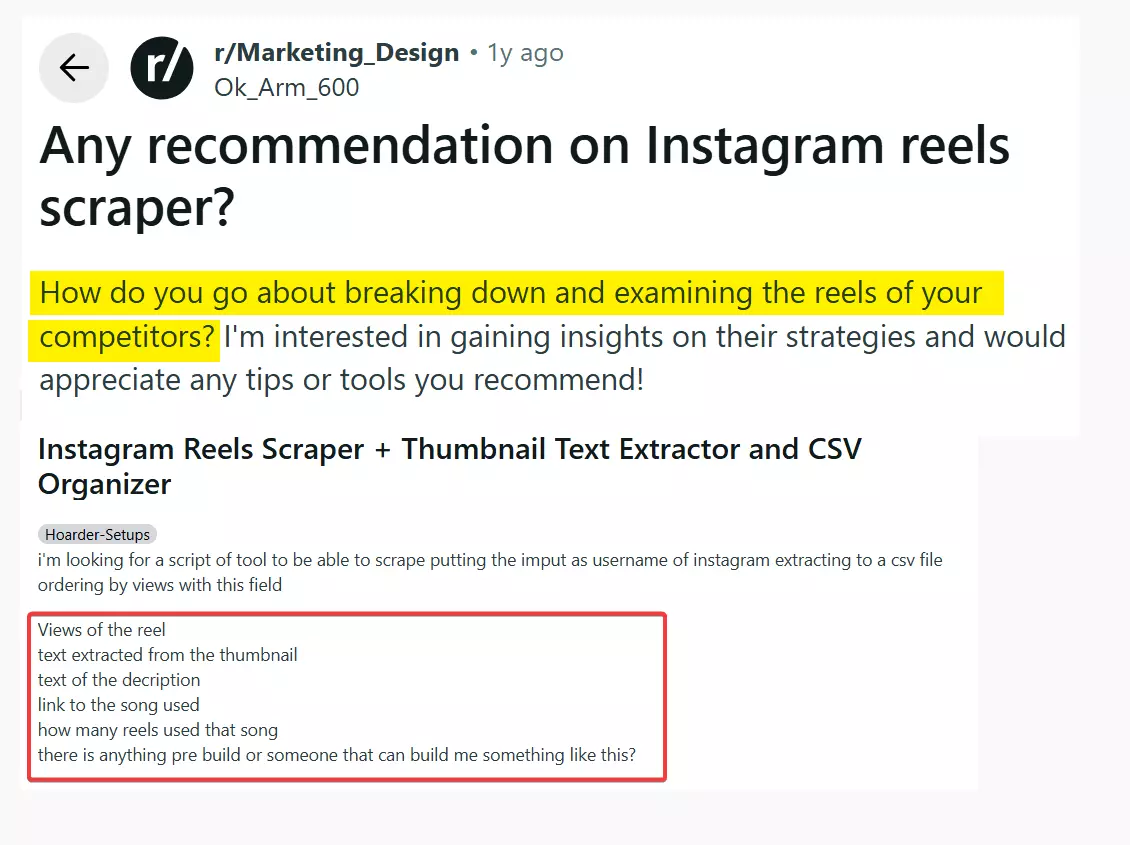 How to Scrape Instagram Reels from any Profile in 2026 [No Code] image1