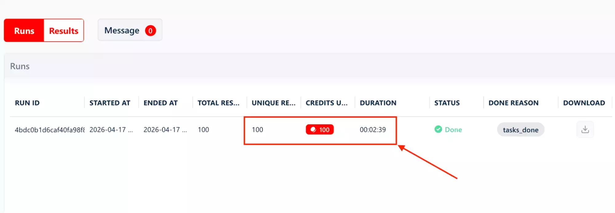 Speed test results for Bien'Ici scrapers