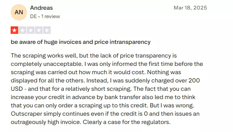 Why you'd need an Outscraper alternative - Cost image7