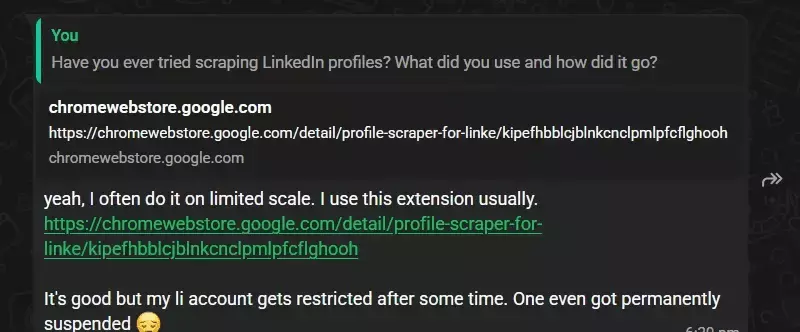 How did I choose the best LinkedIn profile scrapers? image3