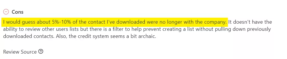 What is ZoomInfo? - 3. Inaccurate and outdated data