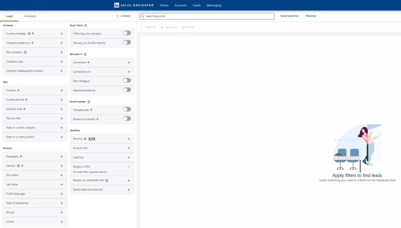 Part 1: LinkedIn bot for lead collection - Finding leads with Sales Navigator