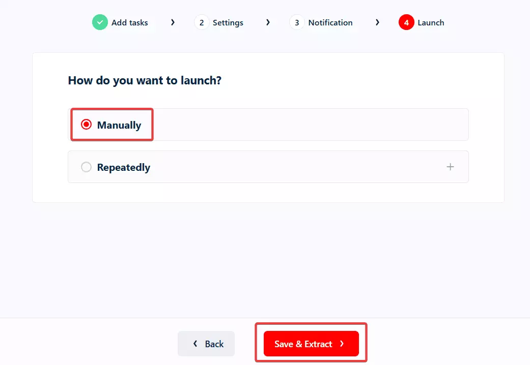 How to scrape Instagram profiles using Lobstr.io [Step by Step Guide] - Step 3: Launch image20