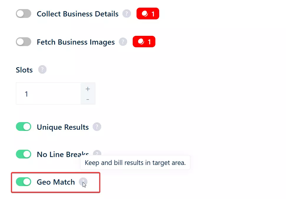 Update #3 – Geo Match in Google Maps Search Export image5