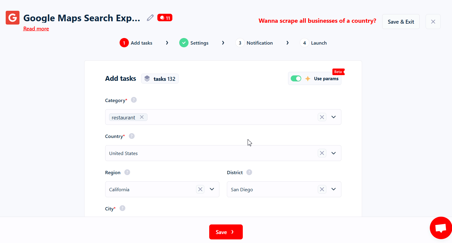 Step 1: Finding leads from Google Maps - How to scrape Google Maps using Lobstr.io? image10
