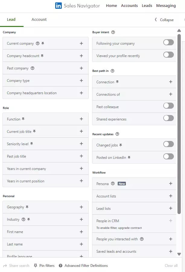 How to use LinkedIn Sales Navigator for manufacturer lead generation? image20