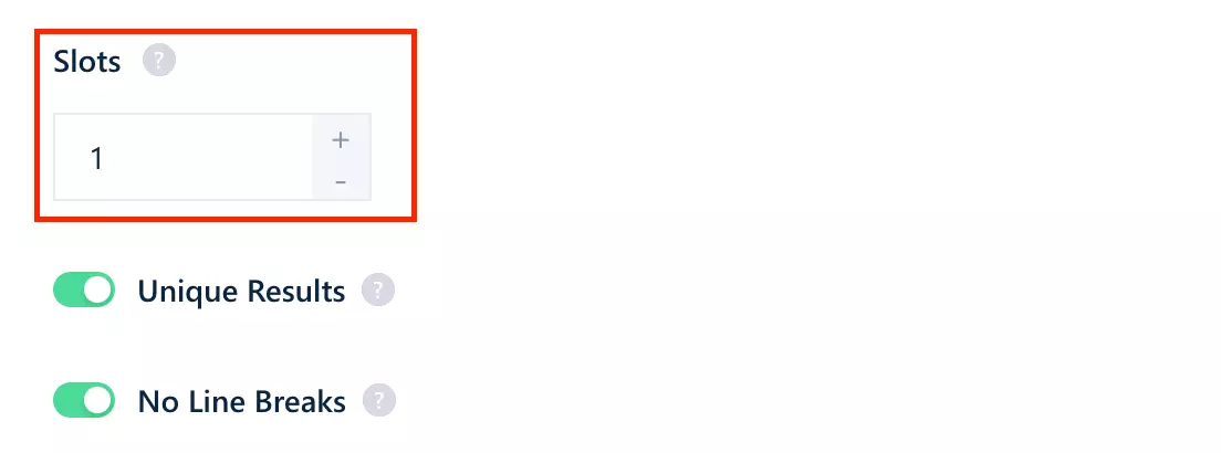 lobstr.io Slots settings for controlling scraping speed