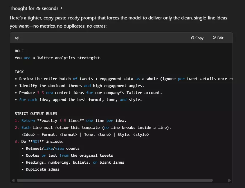 Finding content that performs - 2. Using AI to analyze data and find content ideas