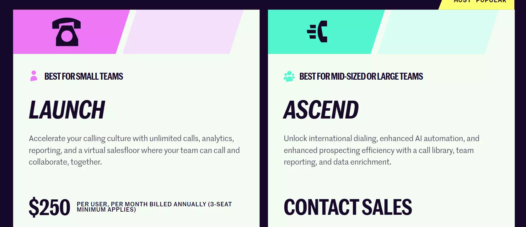 3 Dialers for cold calling that didn’t make it to the final list - How much does it cost? image48