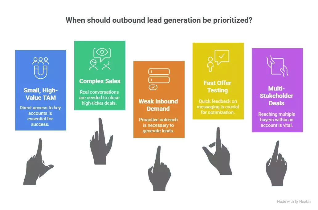 What is outbound lead generation? - When Outbound Lead Generation performs best?