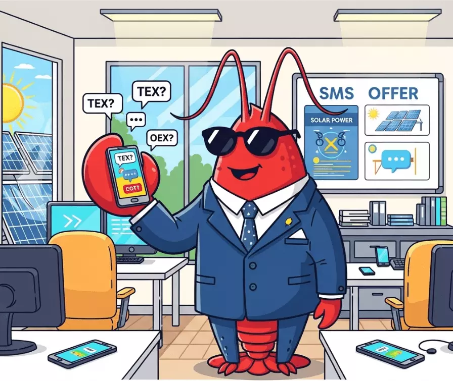 12 killer strategies for solar lead generation - 7. SMS Marketing
