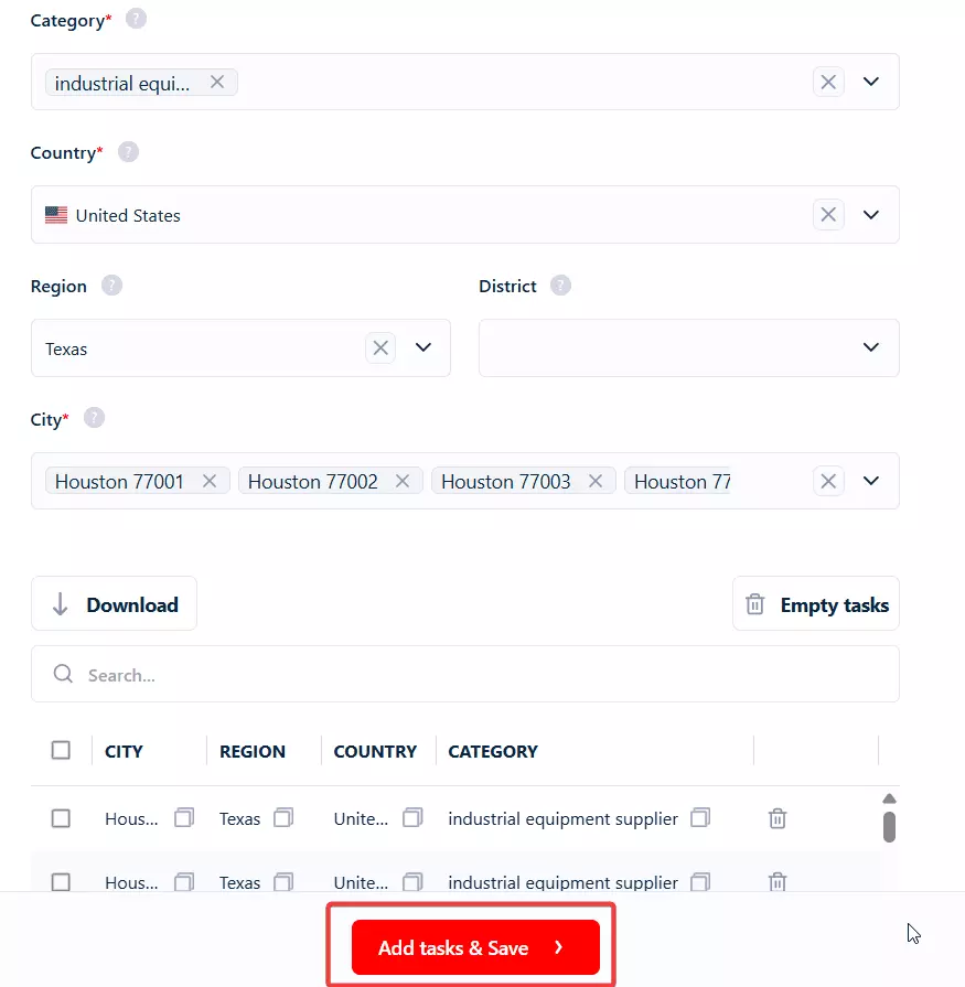 How to use Google Maps for manufacturer lead generation? - 2. Lock your target image12