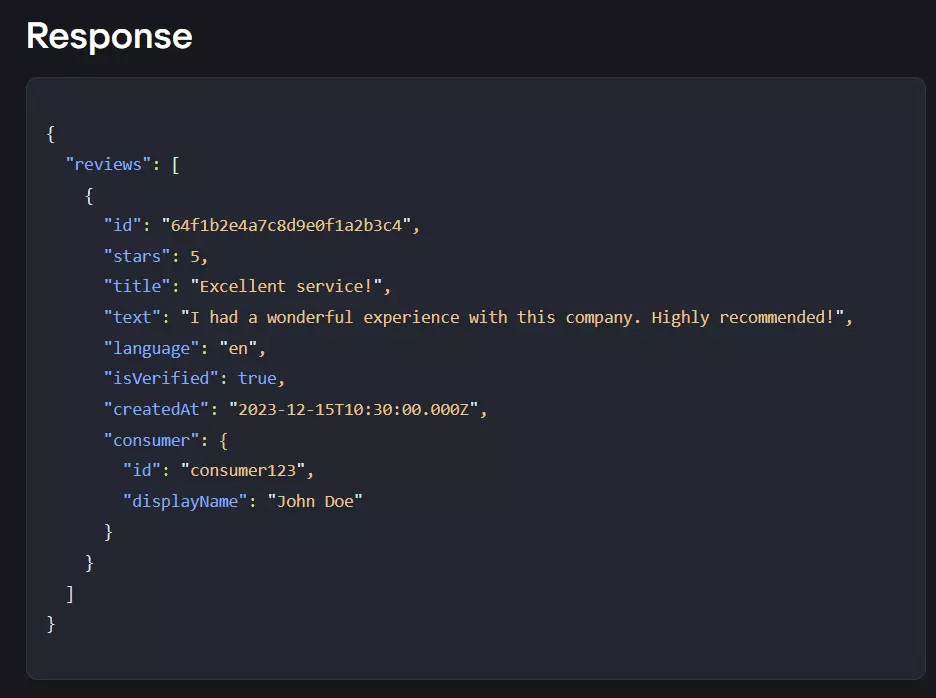 Does Trustpilot offer an official API? - What about Trustpilot Data Solutions? image5