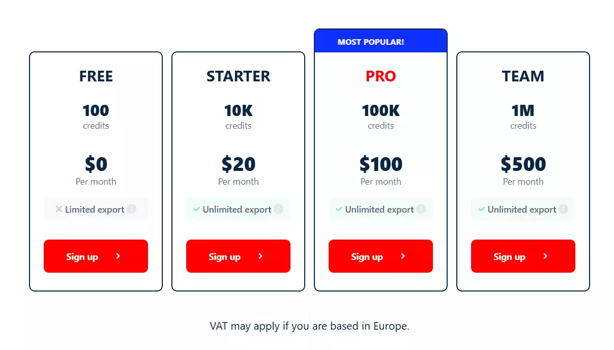 Update #1 – Pricing adjustment and simplification 💰