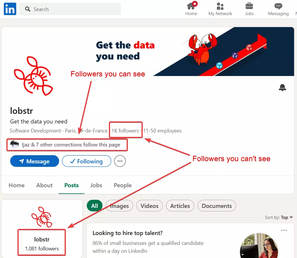How to export followers from any LinkedIn company page - How to see followers of any LinkedIn company page image10