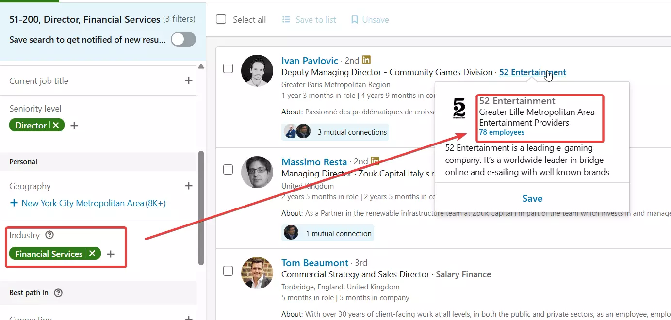 Update #2 – We Added Filter Matching to Sales Navigator Leads Scraper image3