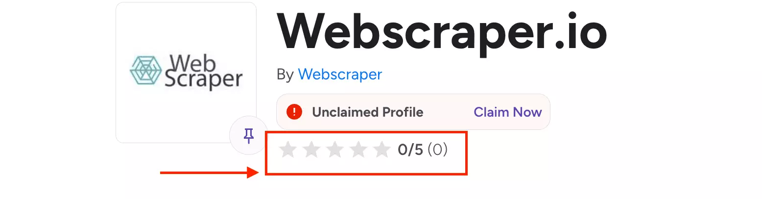 WebScraper.io G2 review absence
