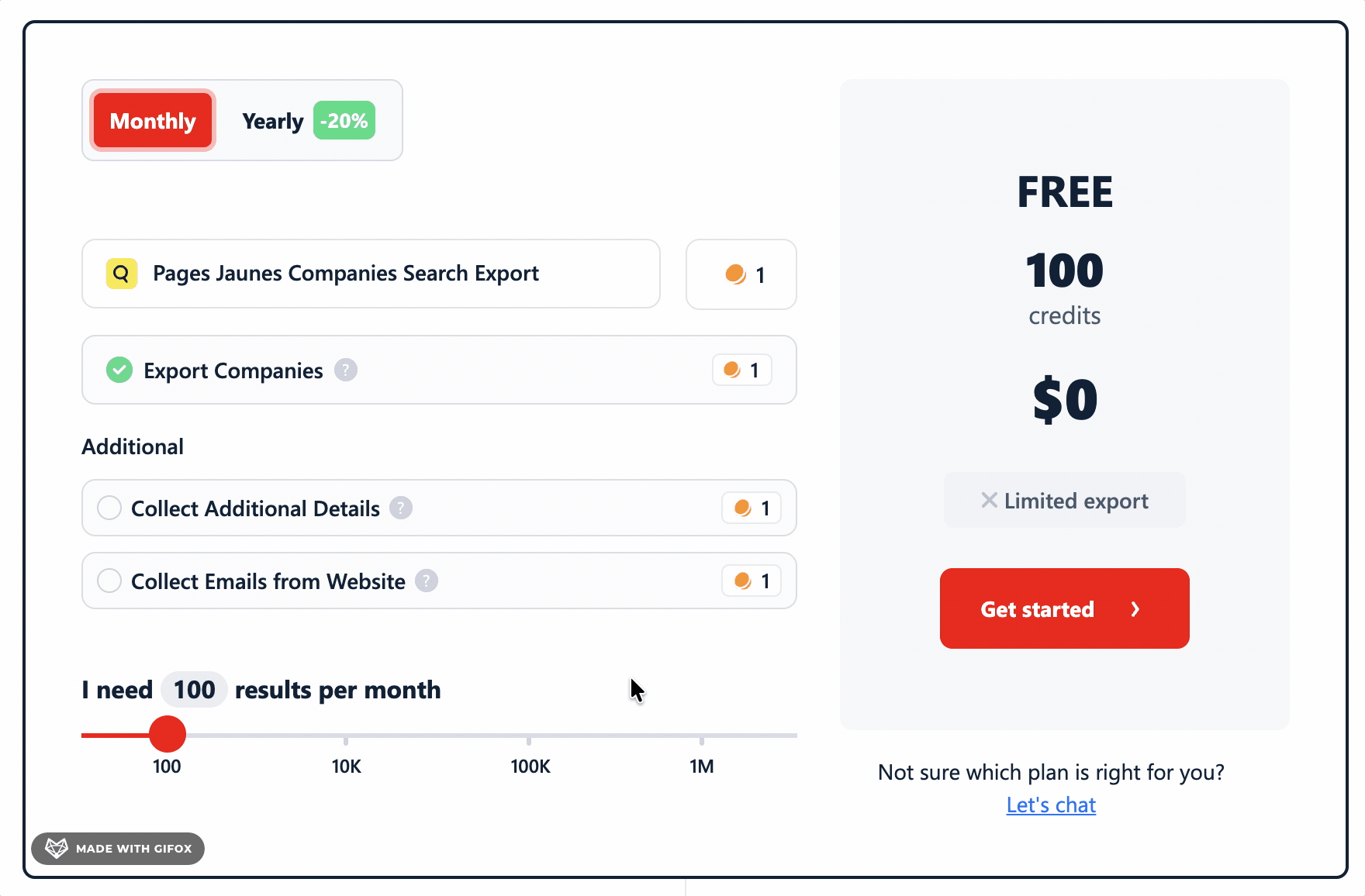 lobstr.io base pricing tiers