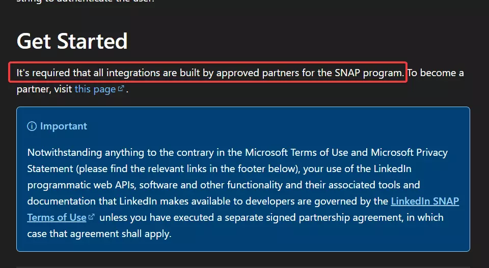 Is there any official LinkedIn API for collecting public profile data? image4