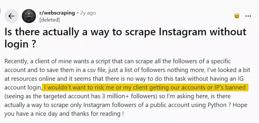 No-login scraping safety comparison