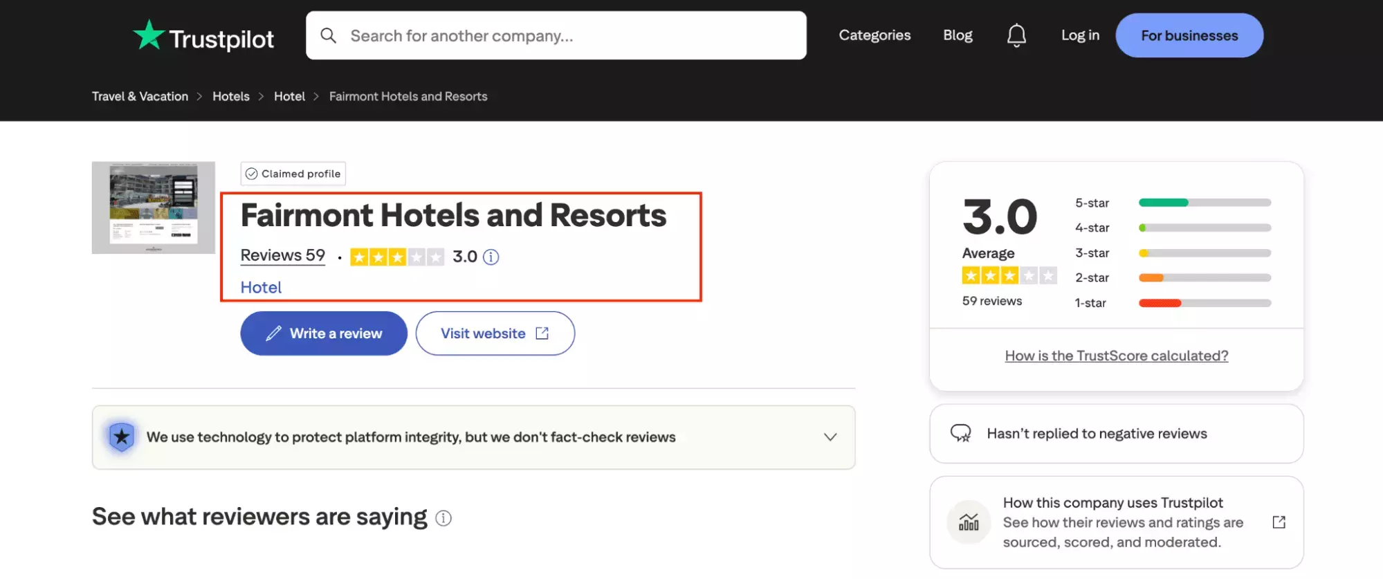 Speed test methodology — same hotel profile across all tools