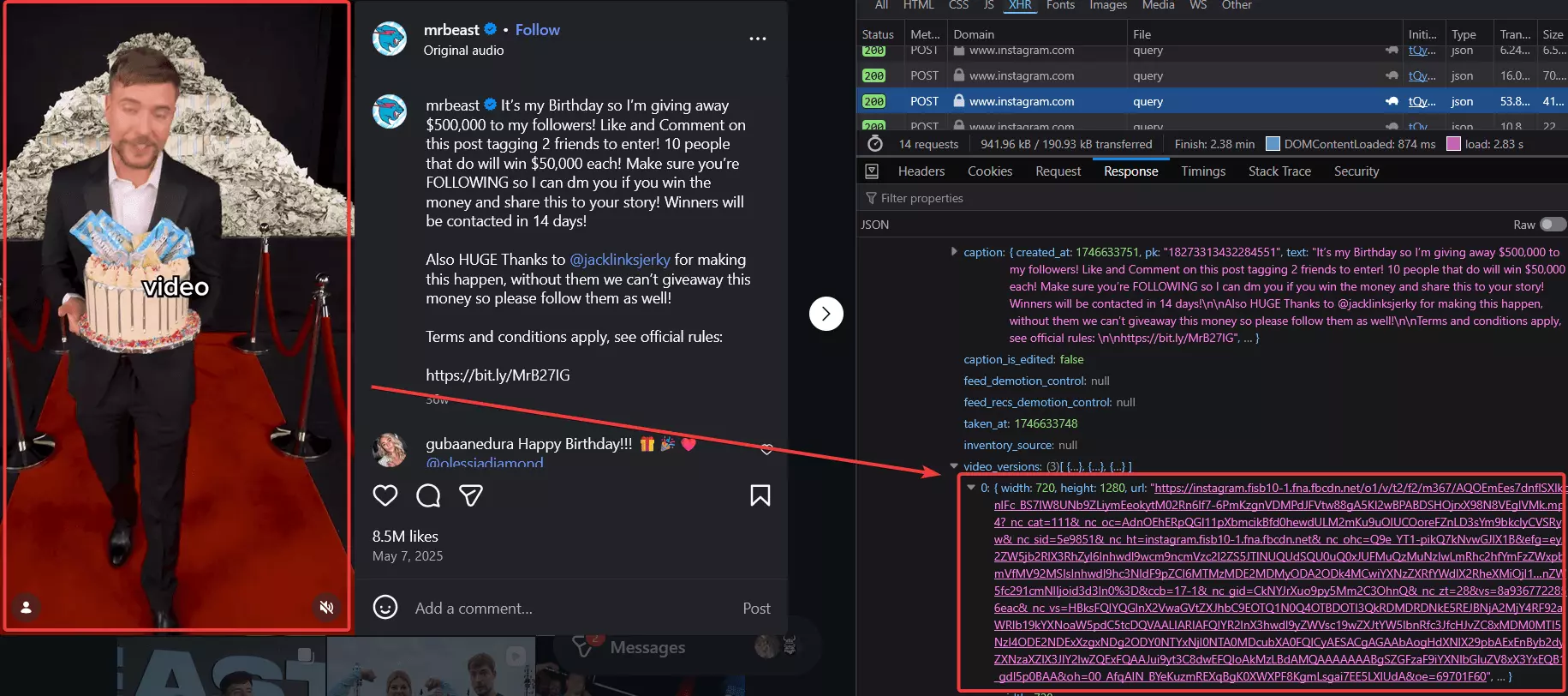 How to download all reels from any Instagram account without a watermark? - What is an Instagram Reels scraper? image6