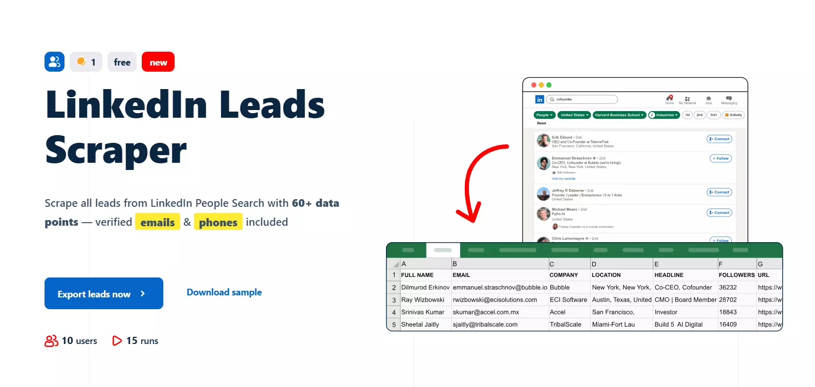 LinkedIn Leads Scraper 💼
