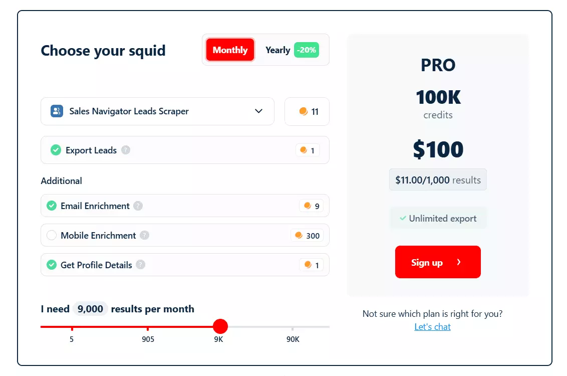 Pricing