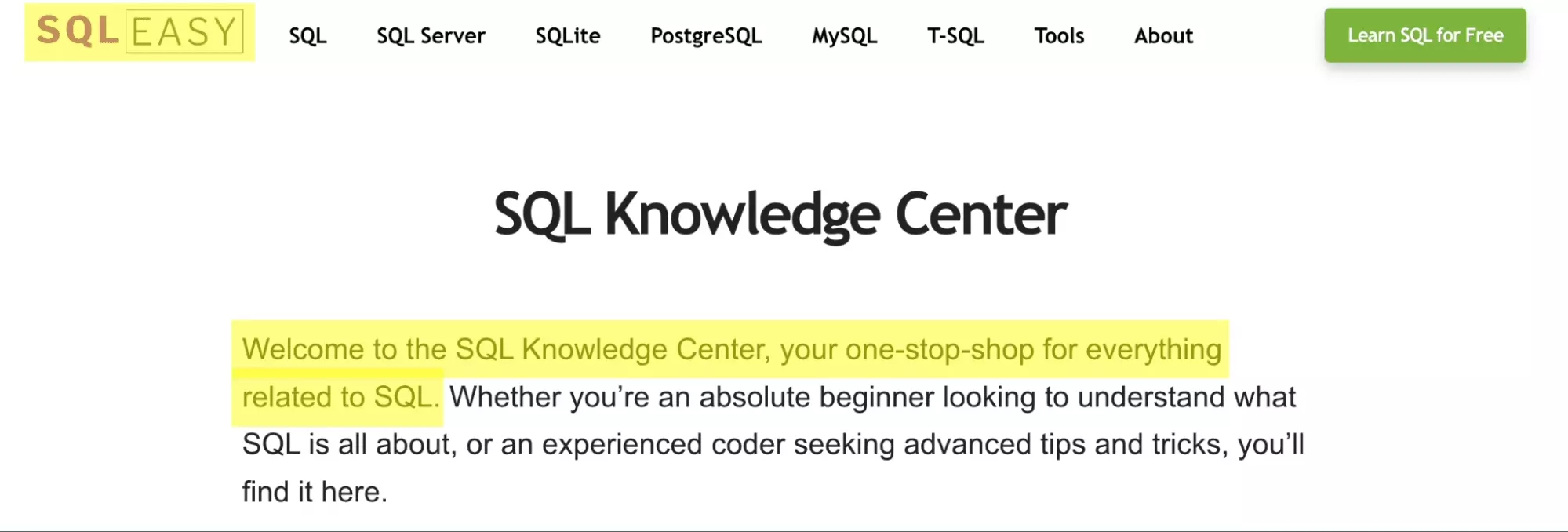 sql easy sql knowledge center snapshop - image10.png