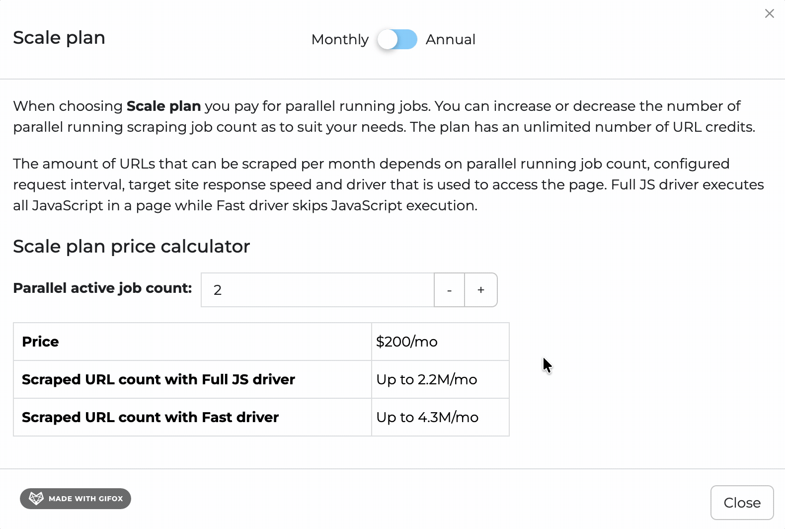 webscraper.io parallel task
