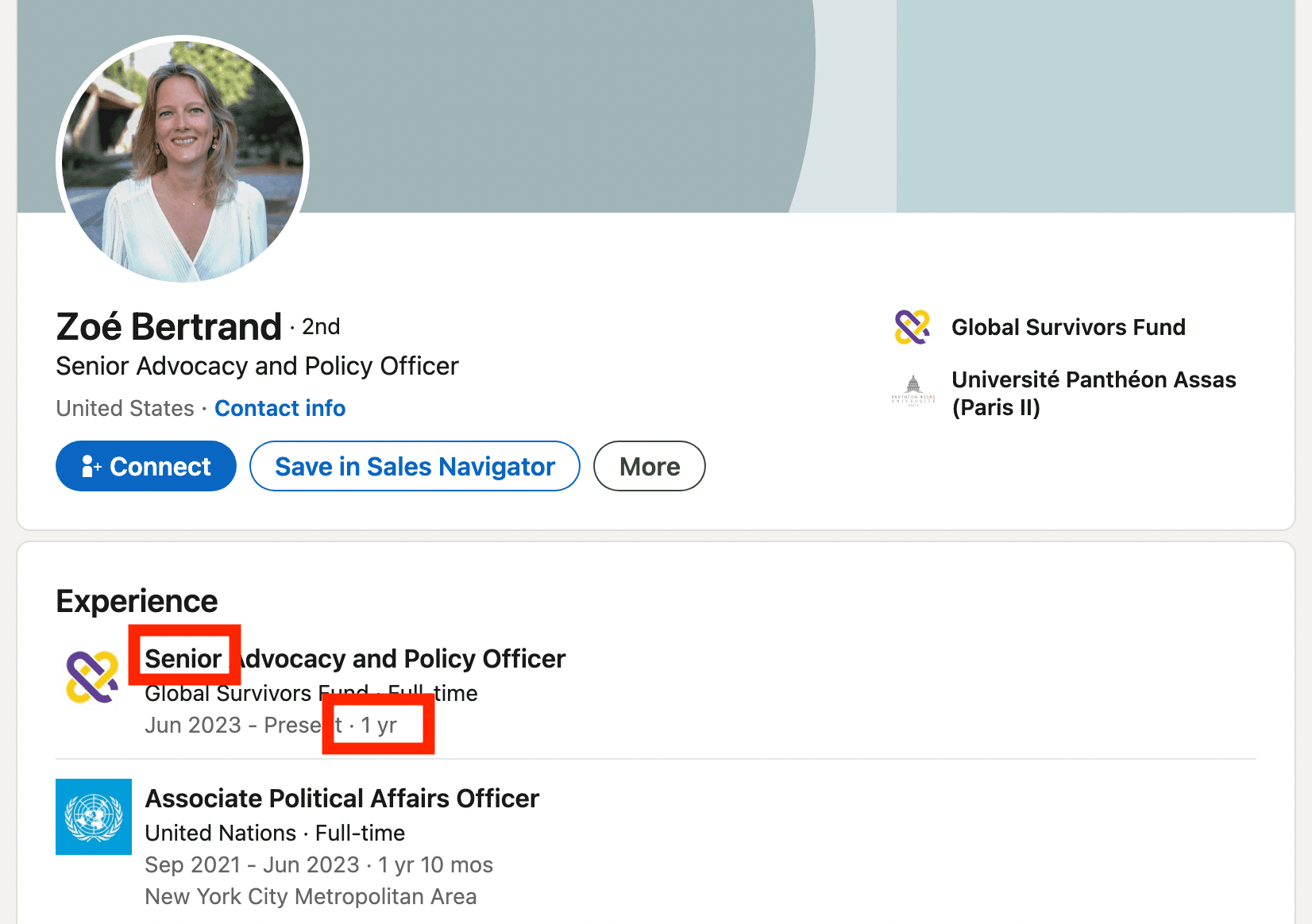 linkedin profile senior title but 1y experience in company - image26.png