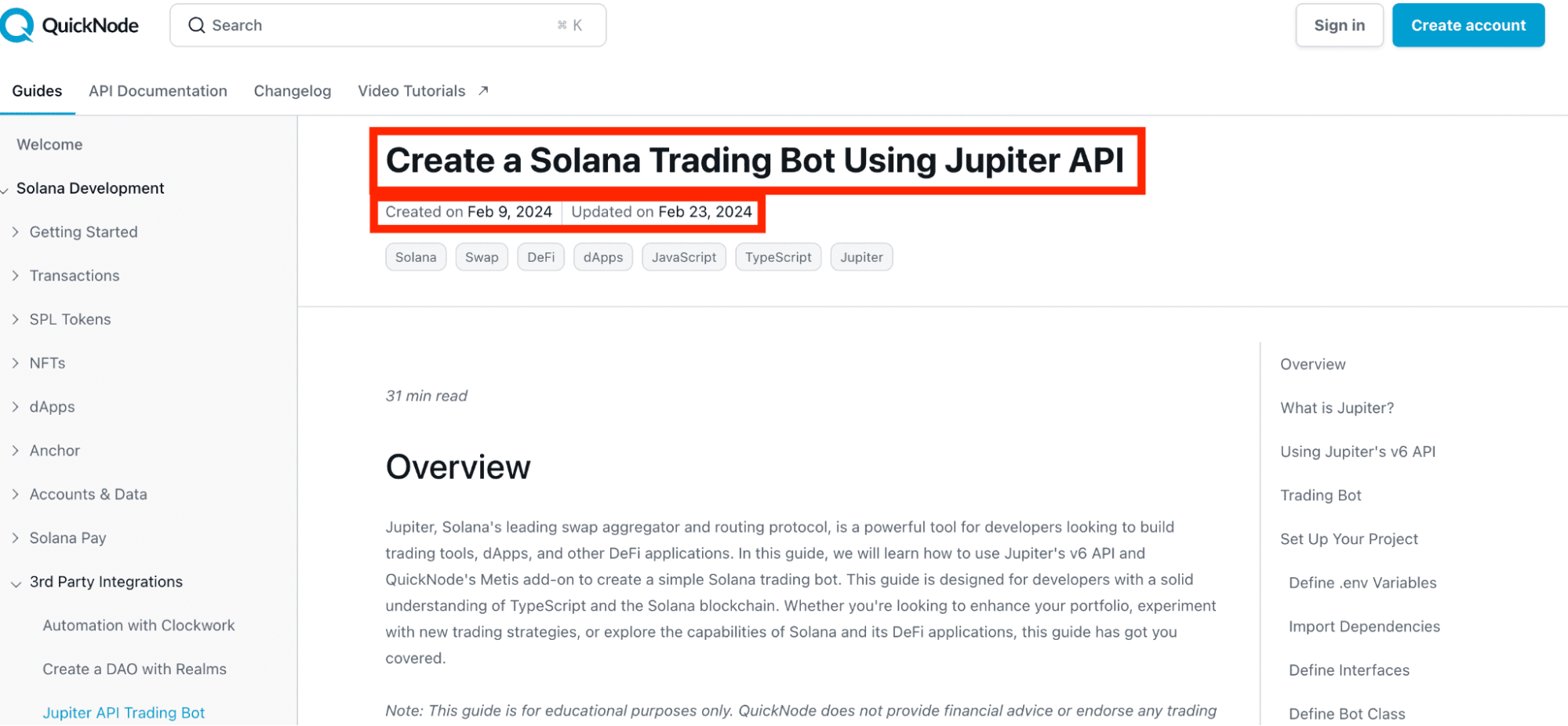 quicknode create a solana trading bot using jupiter api doc - image30.png