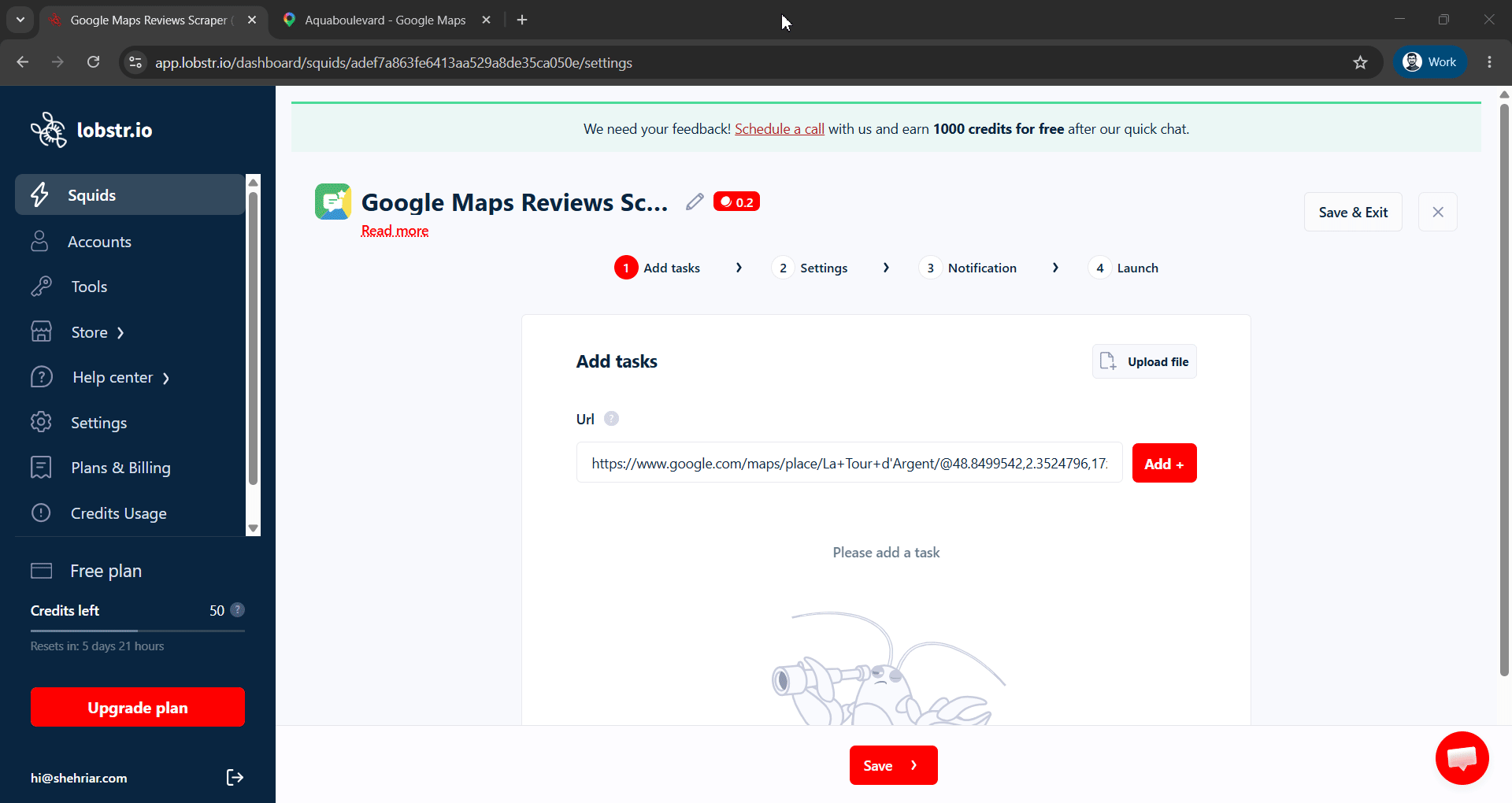2. Add tasks