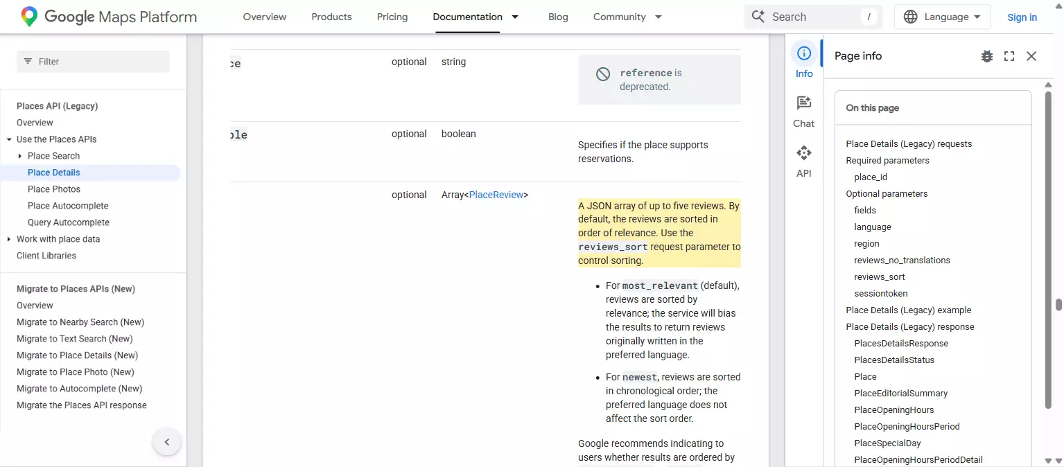 Google Places API - reviews limited to five per place