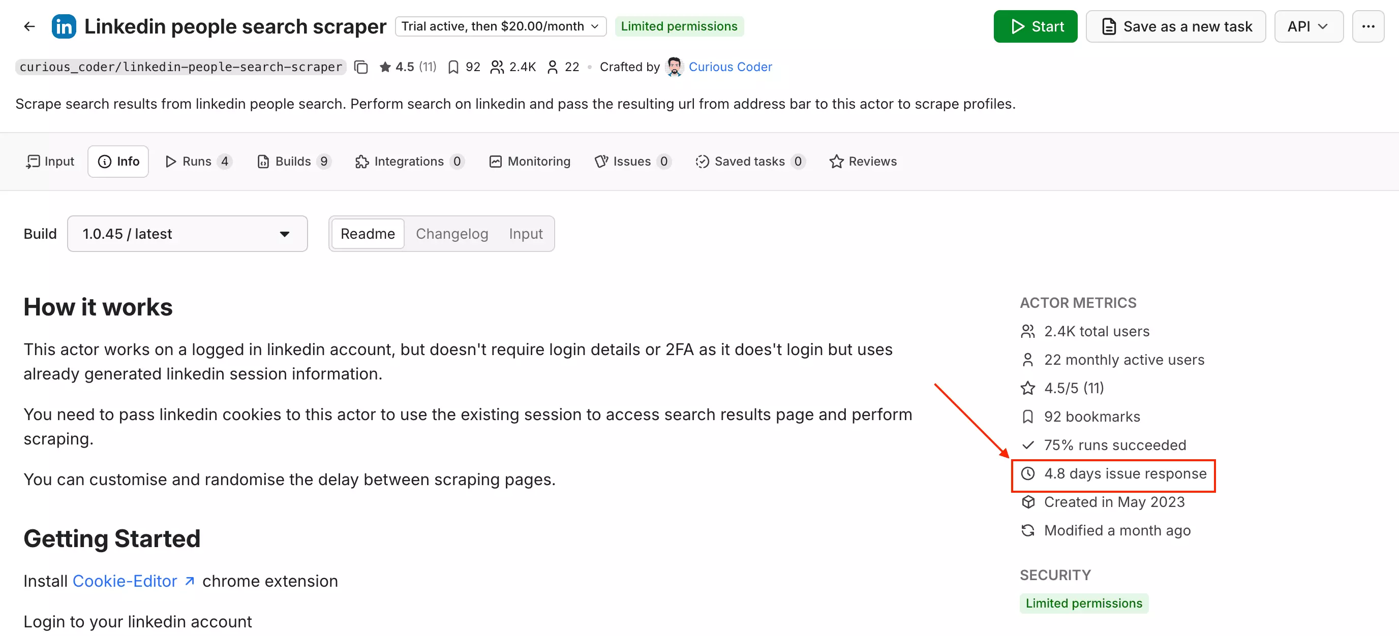 curious_coder Apify Issues tab showing all public issues closed