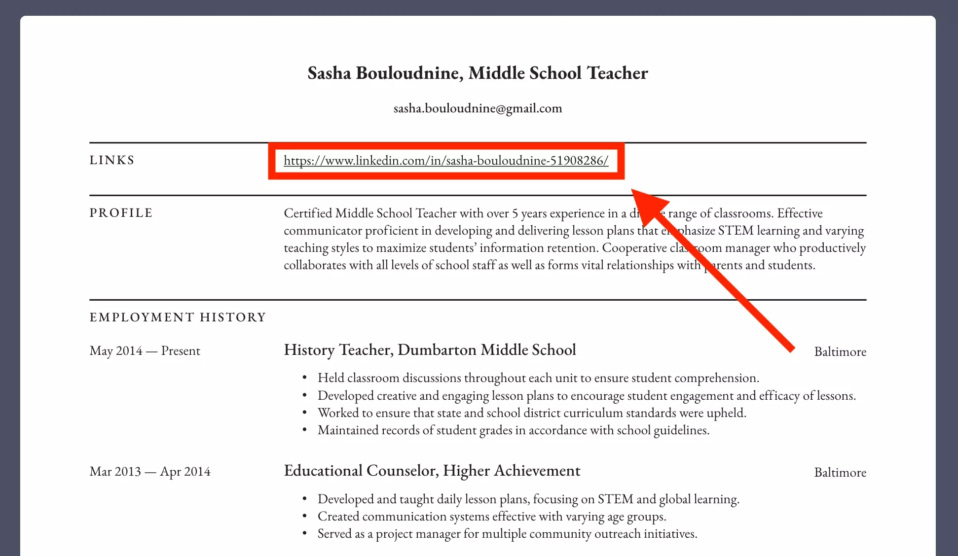 add your linkedin url in your cv or resume - image9.png
