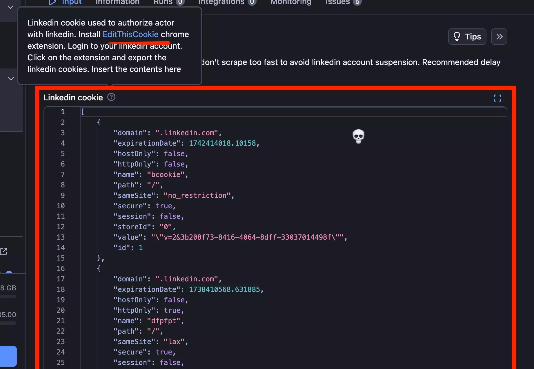 apify sales nav scraper app page cookies nerd ux - image37.png