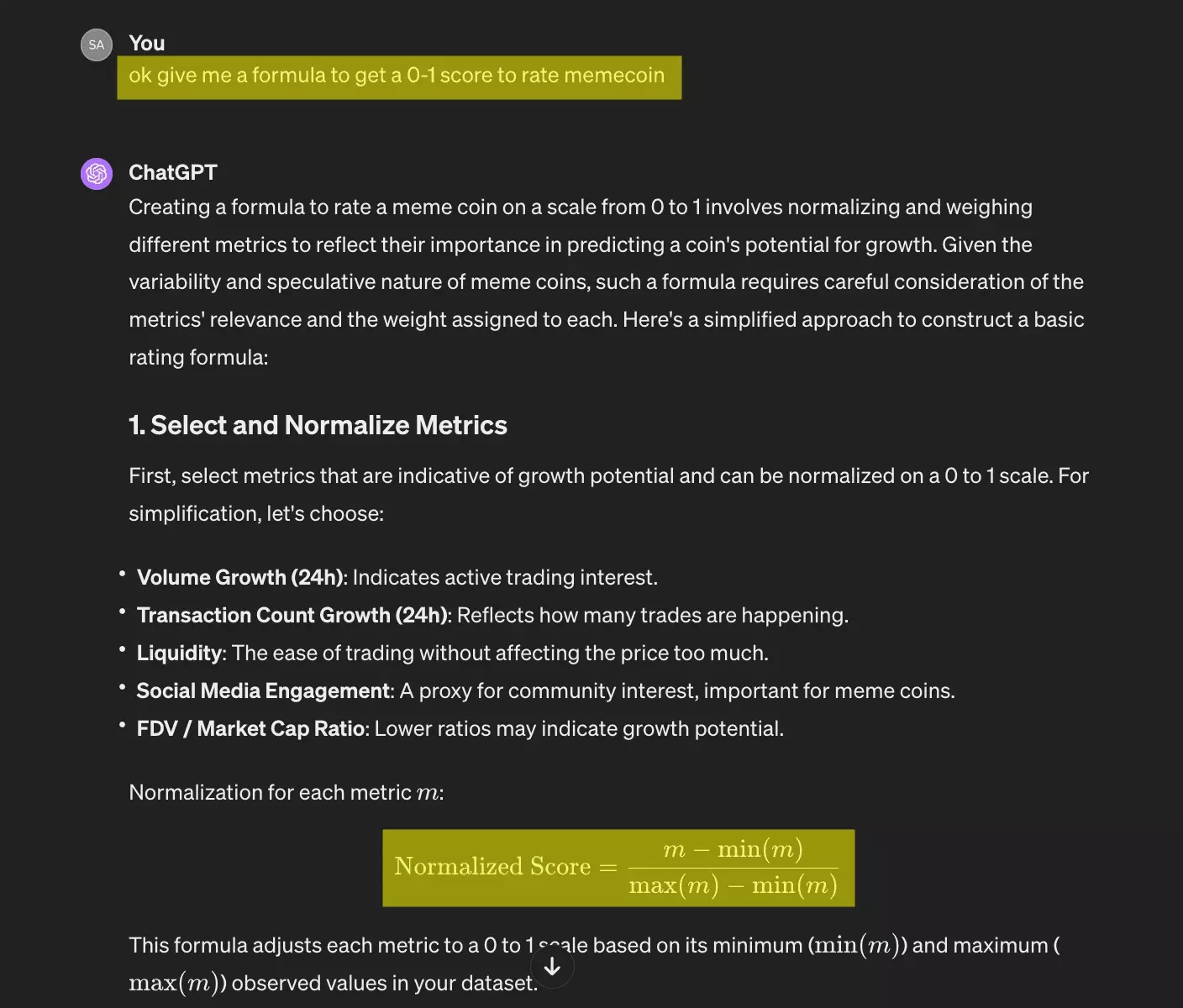 chatgpt suggests mathematic model to predict crytpo meme coin pump - image22.png