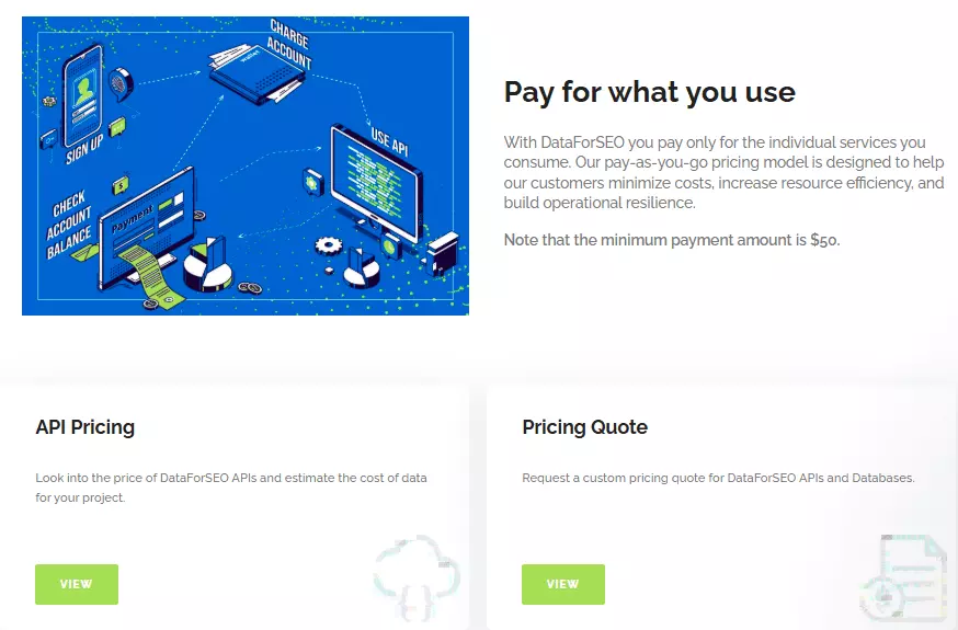 DataForSEO Pricing