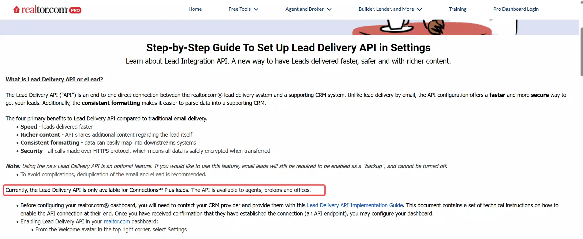 Does realtor.com have an official API?