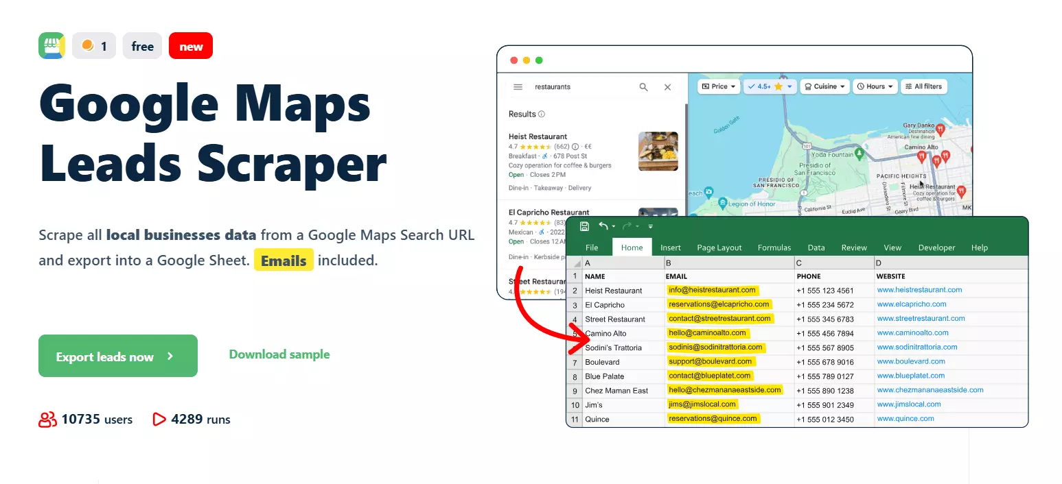 __Google Maps Leads Scraper 🗺️__