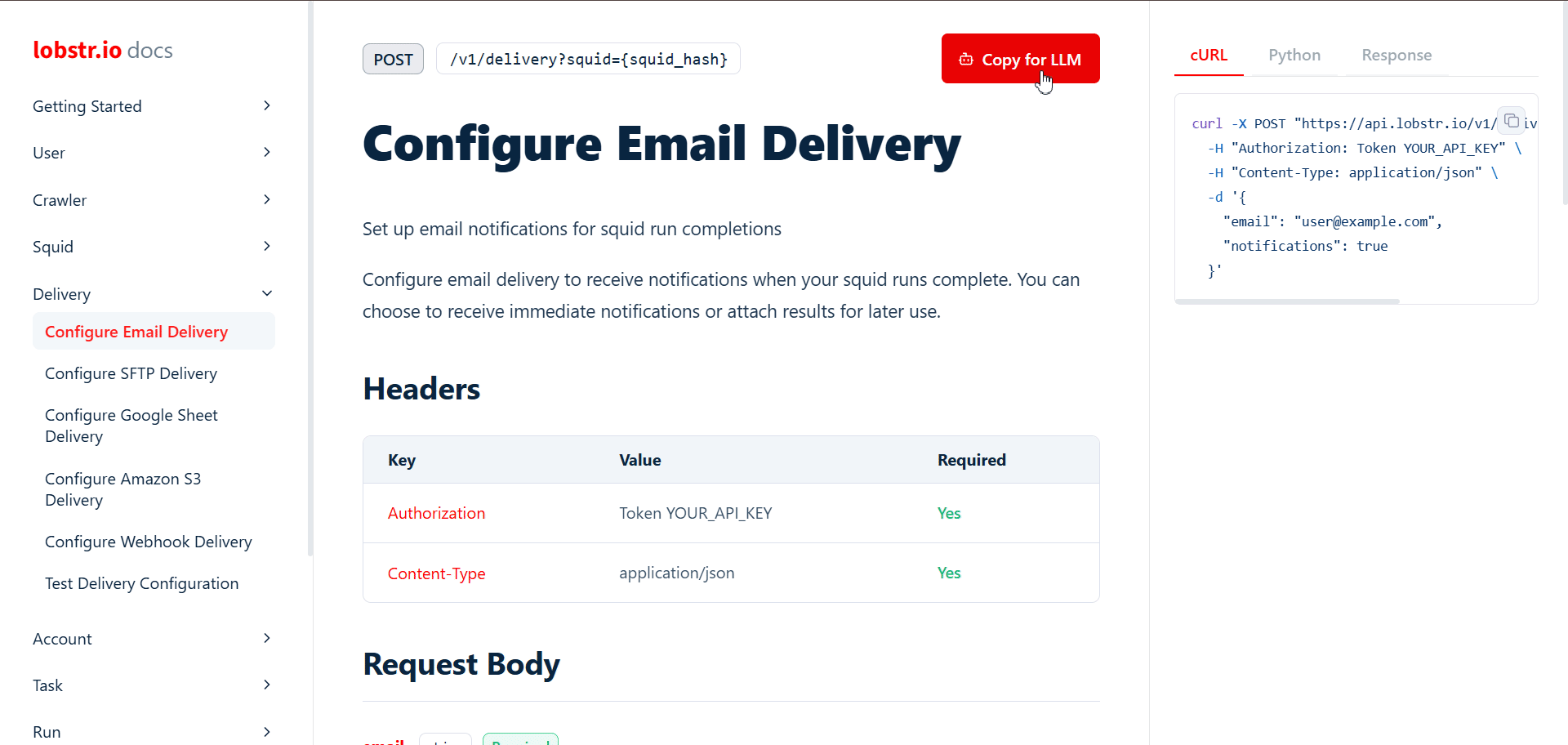 Update #2 – API docs revamp 🛠️ - LLM-friendly docs 🤖